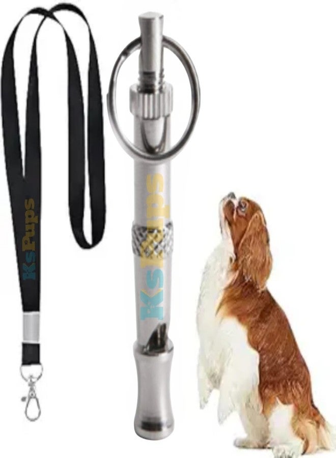 KsPups Dog Whistle, Ultrasonic Silent Dog Whistle with Adjustable Frequencies to Stop Barking Neighbors Dog, Professional Recall Dog Training Whistles with Lanyard - Image 1